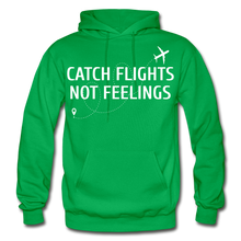 Load image into Gallery viewer, Hip Hop &amp; Boujee&#39;s &quot;Catch Flights&quot; Hoodie Collection - kelly green