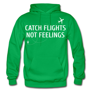 Hip Hop & Boujee's "Catch Flights" Hoodie Collection - kelly green