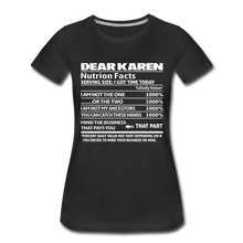 Load image into Gallery viewer, Hip Hop &amp; Boujee&#39;s &quot;Dear Karen&quot; Tee Collection - black