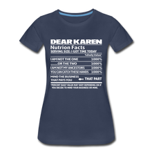 Load image into Gallery viewer, Hip Hop &amp; Boujee&#39;s &quot;Dear Karen&quot; Tee Collection - navy