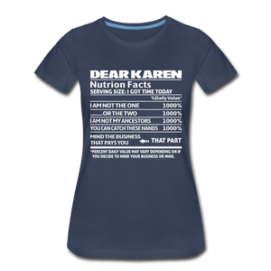 Hip Hop & Boujee's "Dear Karen" Tee Collection - navy