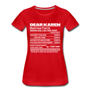 Hip Hop & Boujee's "Dear Karen" Tee Collection - red