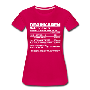 Hip Hop & Boujee's "Dear Karen" Tee Collection - dark pink