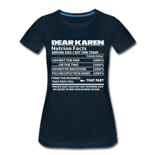 Load image into Gallery viewer, Hip Hop &amp; Boujee&#39;s &quot;Dear Karen&quot; Tee Collection - deep navy