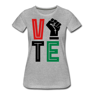 Hip Hop & Boujee's "Vote" Tees Collection - heather gray