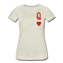 Load image into Gallery viewer, Hip Hop &amp; Boujee&#39;s &quot;Queen&quot; Tees Collection - heather oatmeal