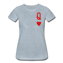 Load image into Gallery viewer, Hip Hop &amp; Boujee&#39;s &quot;Queen&quot; Tees Collection - heather ice blue