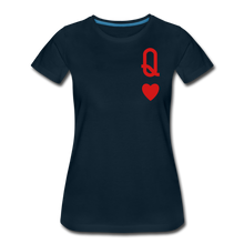 Load image into Gallery viewer, Hip Hop &amp; Boujee&#39;s &quot;Queen&quot; Tees Collection - deep navy