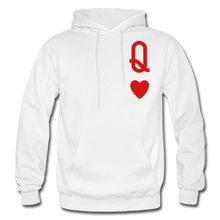 Load image into Gallery viewer, Hip Hop &amp; Boujee&#39;s &quot;Queen&quot; Hoodie Collection - white