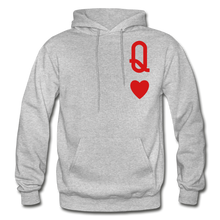 Load image into Gallery viewer, Hip Hop &amp; Boujee&#39;s &quot;Queen&quot; Hoodie Collection - heather gray
