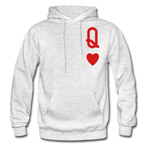 Hip Hop & Boujee's "Queen" Hoodie Collection - light heather gray