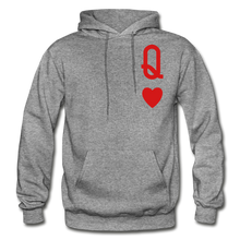 Load image into Gallery viewer, Hip Hop &amp; Boujee&#39;s &quot;Queen&quot; Hoodie Collection - graphite heather