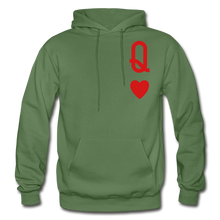 Load image into Gallery viewer, Hip Hop &amp; Boujee&#39;s &quot;Queen&quot; Hoodie Collection - military green