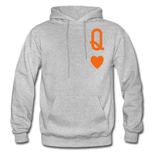 Load image into Gallery viewer, Hip Hop &amp; Boujee&#39;s &quot;Queen&quot; Hoodie Collection - heather gray