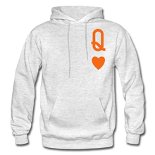 Load image into Gallery viewer, Hip Hop &amp; Boujee&#39;s &quot;Queen&quot; Hoodie Collection - light heather gray