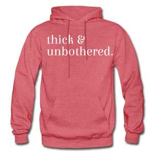 Hip Hop & Boujee's "Thick" Hoodie Collection - heather red