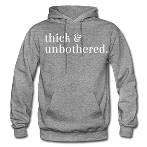 Hip Hop & Boujee's "Thick" Hoodie Collection - graphite heather