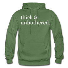Load image into Gallery viewer, Hip Hop &amp; Boujee&#39;s &quot;Thick&quot; Hoodie Collection - military green