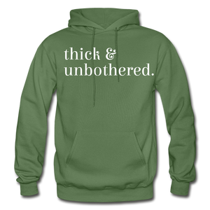 Hip Hop & Boujee's "Thick" Hoodie Collection - military green