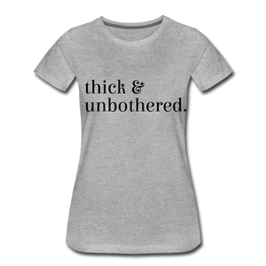Hip Hop & Boujee's "Thick" Tees Collection - heather gray