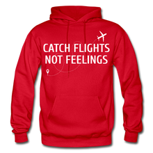 Load image into Gallery viewer, Hip Hop &amp; Boujee&#39;s &quot;Catch Flights&quot; Hoodie Collection - red