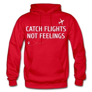 Hip Hop & Boujee's "Catch Flights" Hoodie Collection - red