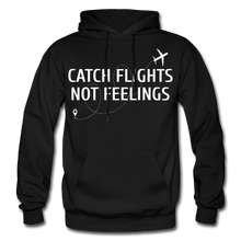 Load image into Gallery viewer, Hip Hop &amp; Boujee&#39;s &quot;Catch Flights&quot; Hoodie Collection - black