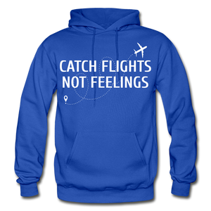 Hip Hop & Boujee's "Catch Flights" Hoodie Collection - royal blue