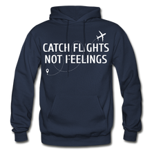 Load image into Gallery viewer, Hip Hop &amp; Boujee&#39;s &quot;Catch Flights&quot; Hoodie Collection - navy