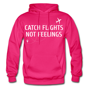 Hip Hop & Boujee's "Catch Flights" Hoodie Collection - fuchsia