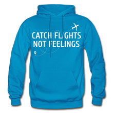 Load image into Gallery viewer, Hip Hop &amp; Boujee&#39;s &quot;Catch Flights&quot; Hoodie Collection - turquoise