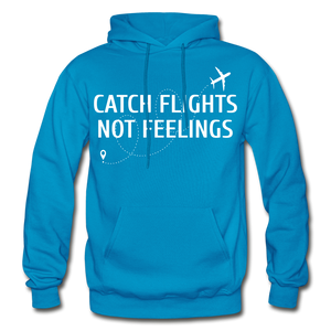 Hip Hop & Boujee's "Catch Flights" Hoodie Collection - turquoise