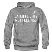 Load image into Gallery viewer, Hip Hop &amp; Boujee&#39;s &quot;Catch Flights&quot; Hoodie Collection - graphite heather