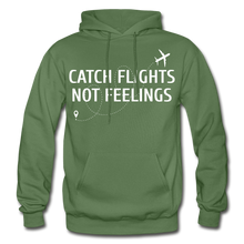 Load image into Gallery viewer, Hip Hop &amp; Boujee&#39;s &quot;Catch Flights&quot; Hoodie Collection - military green