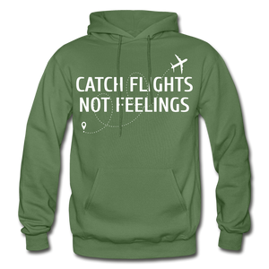 Hip Hop & Boujee's "Catch Flights" Hoodie Collection - military green