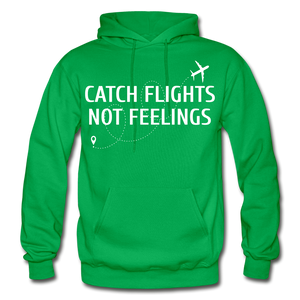 Hip Hop & Boujee's "Catch Flights" Hoodie Collection - kelly green