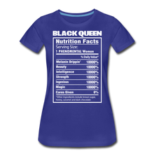 Load image into Gallery viewer, Hip Hop &amp; Boujee&#39;s &quot;Black Queen&quot; Tees Collection - royal blue