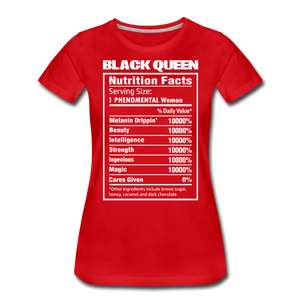 Hip Hop & Boujee's "Black Queen" Tees Collection - red