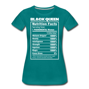 Hip Hop & Boujee's "Black Queen" Tees Collection - teal