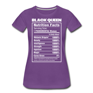 Hip Hop & Boujee's "Black Queen" Tees Collection - purple