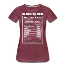 Load image into Gallery viewer, Hip Hop &amp; Boujee&#39;s &quot;Black Queen&quot; Tees Collection - heather burgundy
