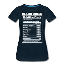 Load image into Gallery viewer, Hip Hop &amp; Boujee&#39;s &quot;Black Queen&quot; Tees Collection - deep navy