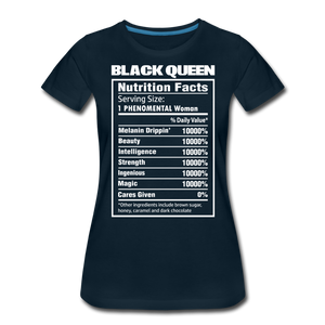 Hip Hop & Boujee's "Black Queen" Tees Collection - deep navy