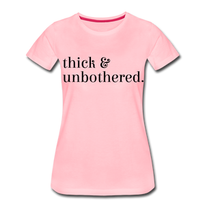 Hip Hop & Boujee's "Thick & Unbothered" Tees Collection - pink