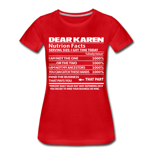 Hip Hop & Boujee's "Dear Karen" Tees Collection - red