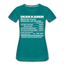 Load image into Gallery viewer, Hip Hop &amp; Boujee&#39;s &quot;Dear Karen&quot; Tees Collection - teal