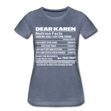 Load image into Gallery viewer, Hip Hop &amp; Boujee&#39;s &quot;Dear Karen&quot; Tees Collection - heather blue