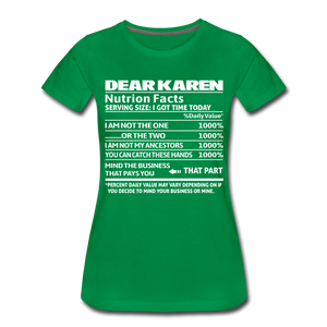 Hip Hop & Boujee's "Dear Karen" Tees Collection - kelly green