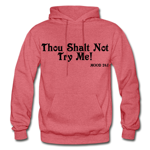 Hip Hop & Boujee's "Shalt Not" Hoodies Collection - heather red