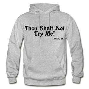 Hip Hop & Boujee's "Shalt Not" Hoodies Collection - heather gray
